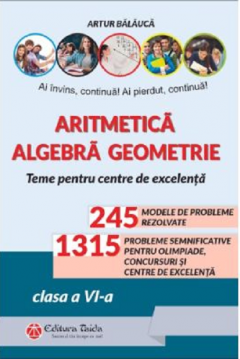 Aritmetica, algebra, geometrie - Teme pentru centre de excelenta, clasa a VI-a