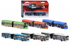 Mijloace de transport - Majorette Man Autobus Tramvai -diverse modele