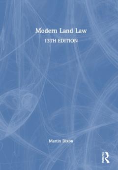 Coperta cărții Modern Land Law