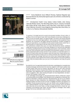 Belafonte At Carnegie Hall - Vinyl