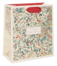 Punga de cadou - Medium - Stephanie Dyment - Golden Christmas Vine