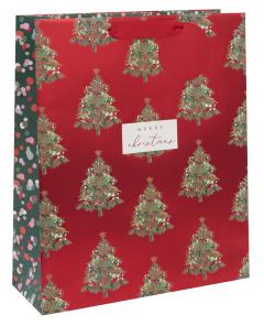 Punga de cadou - Shopper - Stephanie Dyment - Festive Tree Red