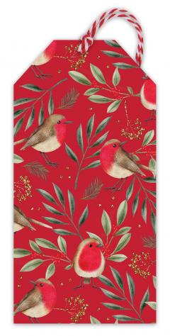 Set 6 etichete pentru cadouri - Classics - Red Luggage