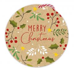 Set 6 etichete pentru cadouri - Classics - Foliage