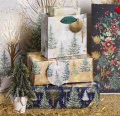 Hartie de impachetat - Roll Pizazz Frosty Grove - mai multe culori - pret pe bucata