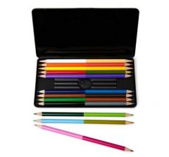 Set 12 creioane colorate cu 2 capete
