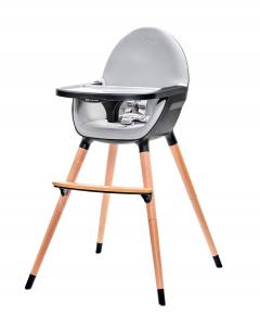 Scaun de masa 2 in 1 - Kinderkraft Fini, Black