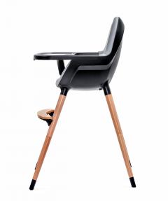 Scaun de masa 2 in 1 - Kinderkraft Fini, Black