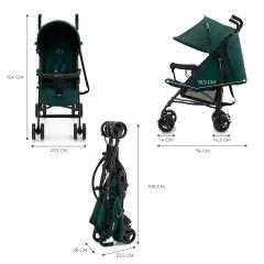 Carucior sport - Tip Umbrela - Kinderkraft Tik, Green Forest