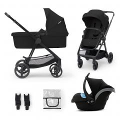 Carucior - Kinderkraft Newly 3 in 1, Classic Black