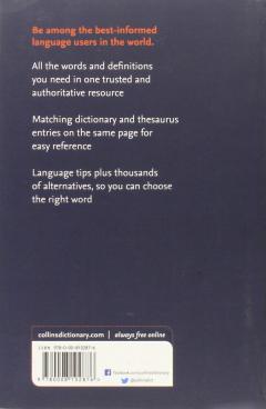 Collins English Dictionary and Thesaurus