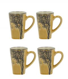 Set 4 cani - Espresso Cup Hela 100ml - Golden Yellow