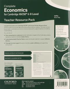 Complete Economics for Cambridge IGCSE  and O-Level Teacher Resource Pack