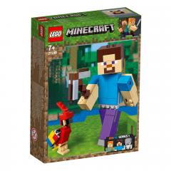 LEGO Minecraft - Steve BigFig cu papagal (21148)