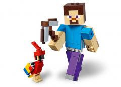 LEGO Minecraft - Steve BigFig cu papagal (21148)