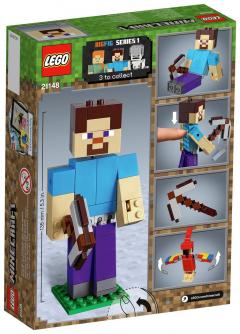 LEGO Minecraft - Steve BigFig cu papagal (21148)