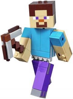 LEGO Minecraft - Steve BigFig cu papagal (21148)