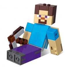 LEGO Minecraft - Steve BigFig cu papagal (21148)