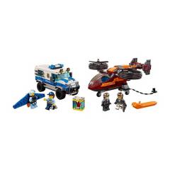 Furtul diamantelor cu politia aeriana - Lego