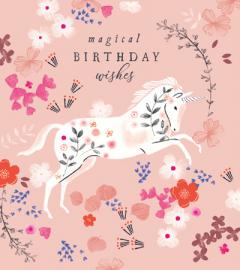 Felicitare - Unicorn Magical Birthday Wishes