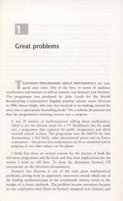 The Great Mathematical Problems