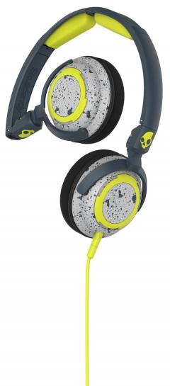 Casti Skullcandy Lowrider - Dark Grey/Light Grey/Hot Lime