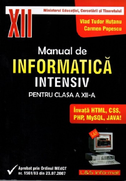 Manual de informatica pentru clasa a XII-a profilul real-intensiv