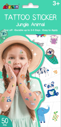 Set tatuaje - Animale Jungla