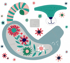 Set creatie - Decoratiune 3D - Pisica