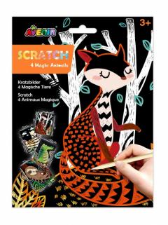 Set creativ - Scratch - Magic Animals