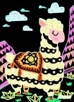 Set creativ - Scratch - Magic Animals