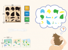 Set creativ cu stampile - Dinozauri