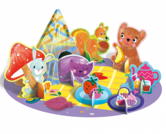 Kit de activitati cu creioane colorate - La picnic