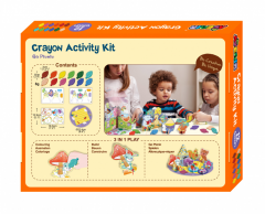 Kit de activitati cu creioane colorate - La picnic