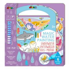 Set de pictat cu apa, stikere si jocuri - Subacvatic