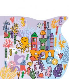 Set de pictat cu apa, stikere si jocuri - Subacvatic