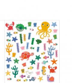 Set de pictat cu apa, stikere si jocuri - Subacvatic