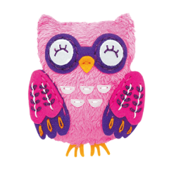 Set de cusut - Primul meu breloc - Bufnita