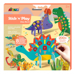 Joc creativ - Stick N Play 3D, stickere - Lumea Dinozaurilor