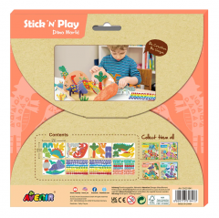 Joc creativ - Stick N Play 3D, stickere - Lumea Dinozaurilor