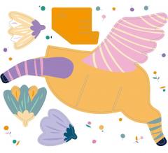 Set creativ - Decoratiune 3D Pegas