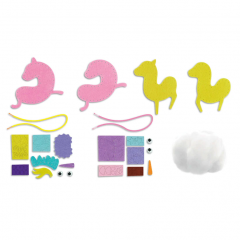 Set de cusut, tehnica siretului - Primul meu pandantiv - Unicorn