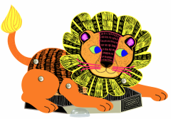 Set creativ de razuit - Animale din padure