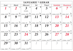 Calendar 2024 - Timpul soarelui