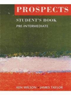 Prospects Pre-Intermediate Student's Book