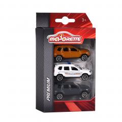 Set 3 masinute Majorette - Dacia Duster, 7,5 cm