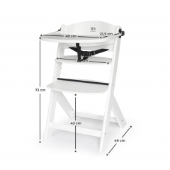 Scaun de masa - Kinderkraft Enock White