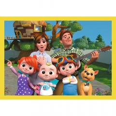Puzzle 4in1 - Cocomelon prezentarea familiei