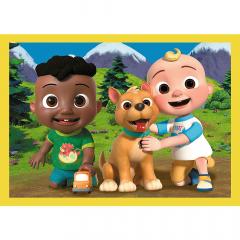Puzzle 4in1 - Cocomelon prezentarea familiei