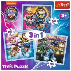 Puzzle 3in1 - Patrula catelusilor